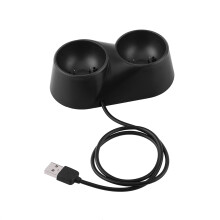 Station de charge pour manettes VR, station de charge double, conçue pour les manettes PS4VR avec fonction de charge simultanée, Cont