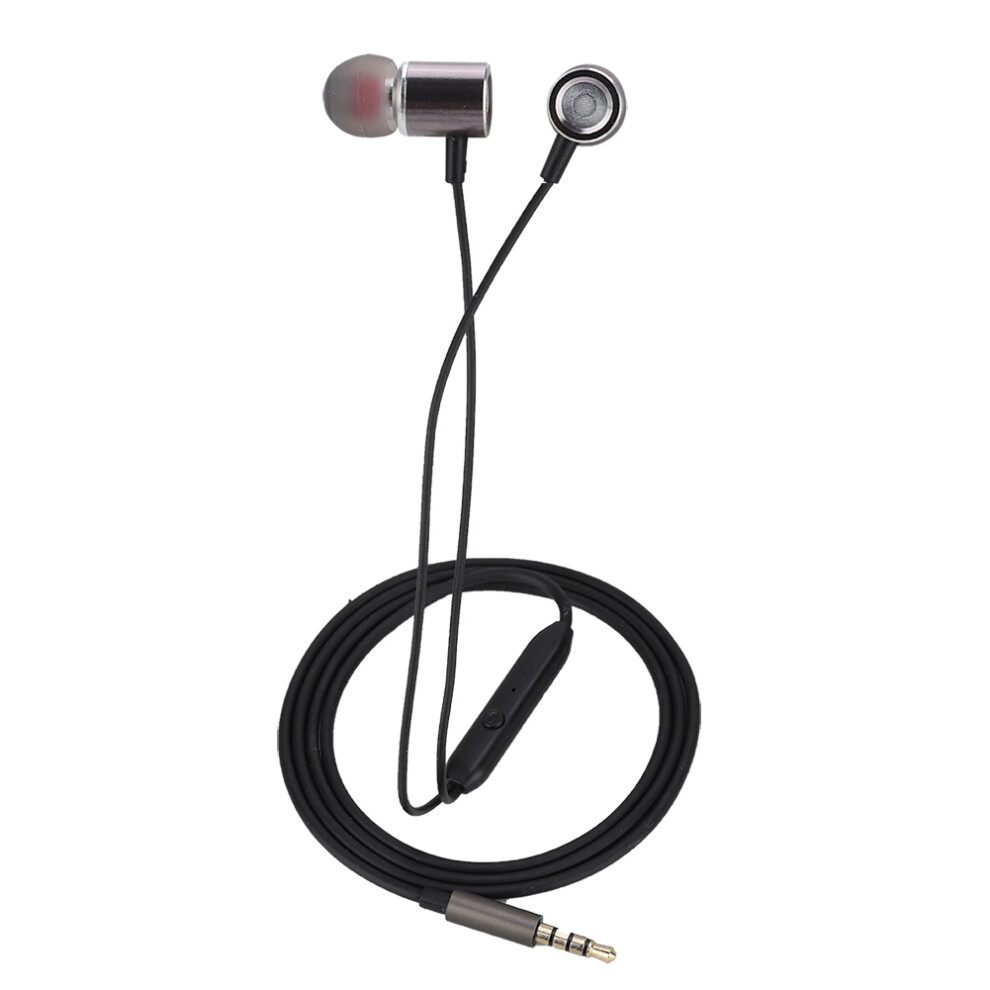 Earphones With Microphone In-Ear Design, Stereo Sound Wired Headphones Noise Isolation For Smartphones Tablets, Lightweight Corded Ear Buds With One-T 9012494395952