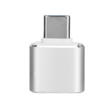 Blå LED-indikatorlampe USB C til USB-adapter, type C hann til USB 3.0OTG-adapter med superrask overføringshastighet, sikker og slitesterk