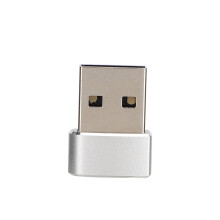 Adaptateur de chargeur de voiture USB vers USB-C (Type C femelle vers Type A mâle), transmission de données haute vitesse pour iPhone 16 Pro Max,