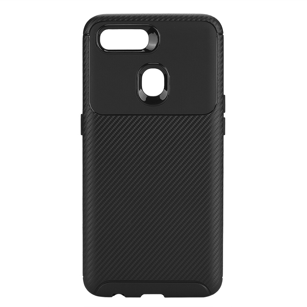 Ultra Thin Tpu Case For Oppo A7 Carbon Fiber Pattern Shockproof Protection With Anti Slippery Grip Premium Matte Finish And Easy Installation For Dail 9176269899417