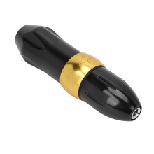 Tattoo Pen Kit with Rotary Motor, Complete Starter Set with Practice Skin, Power Supply, Inks