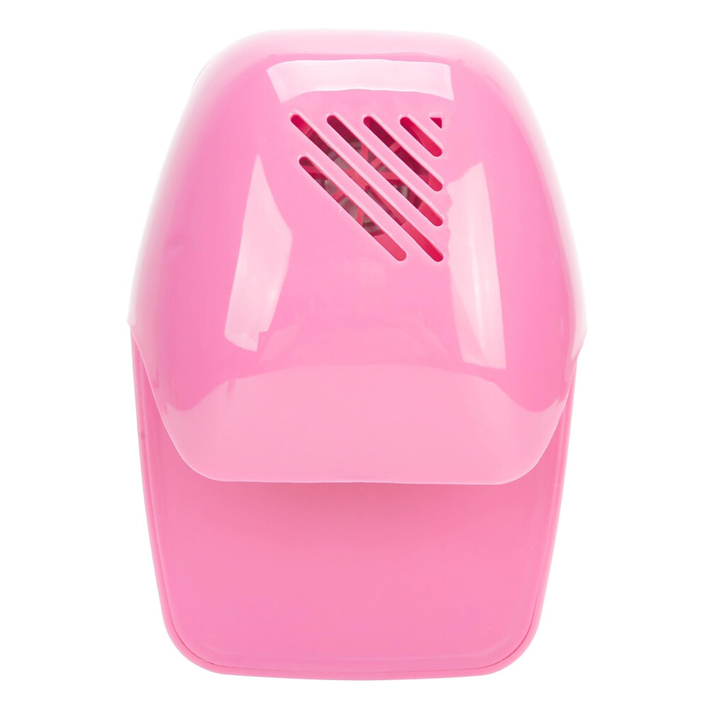 Pink Battery Operated Nail Fan Dryer For Fast Manicure And Pedicure At Home Or Salon