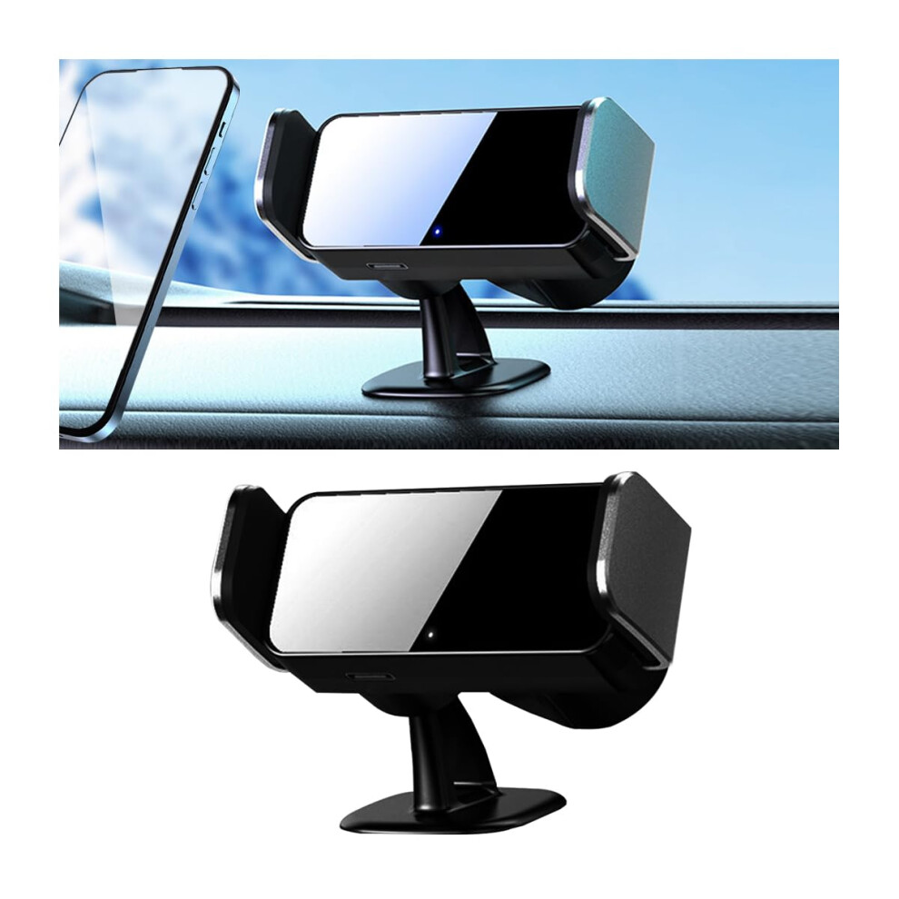 Electric Auto Phone Mount With Automatic Locking, 360 Dashboard Holder For Iphone And Samsung 9164114728449