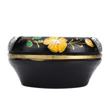 Handcrafted Ceramic Lidded Ashtray, Combining Artistry And Practicality, Windproof For Outdoor Use, Easy Cleaning And Maintenance, Elegant Home Office