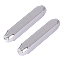 ifundom 2pcs Carbon Steel Stamps Hard Stamping Tools to Punch Metal Jewelry Leather Wood (Angel Pattern)