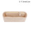 Borsa a tracolla multi-tasche da donna in feltro beige S 1