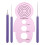 8 τεμάχια κιτ DIY Paper Quilling Kit Craft Curling Tool για την κατασκευή καρτών χαρτιού τέχνης 1