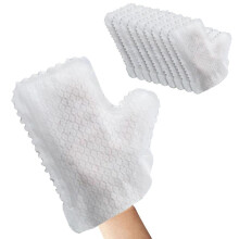 Lot de 20 gants et chiffons de dépoussiérage en microfibre, compatibles avec les plumeaux et le nettoyage des poils d'animaux, lingettes jetables