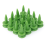 1000Pcs Double-Deck Green Golf Tee 23mm 4