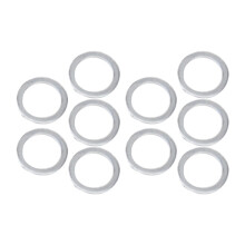 Lot de 10 rondelles de pédale en acier pour vélos