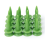 1000Pcs Double-Deck Green Golf Tee 23mm 2