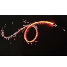 Colorful LED Dance Flash Optical Fiber Whip Atmosphere Lamp Props 7 Color Dance Whip xi (FMY) Yellow