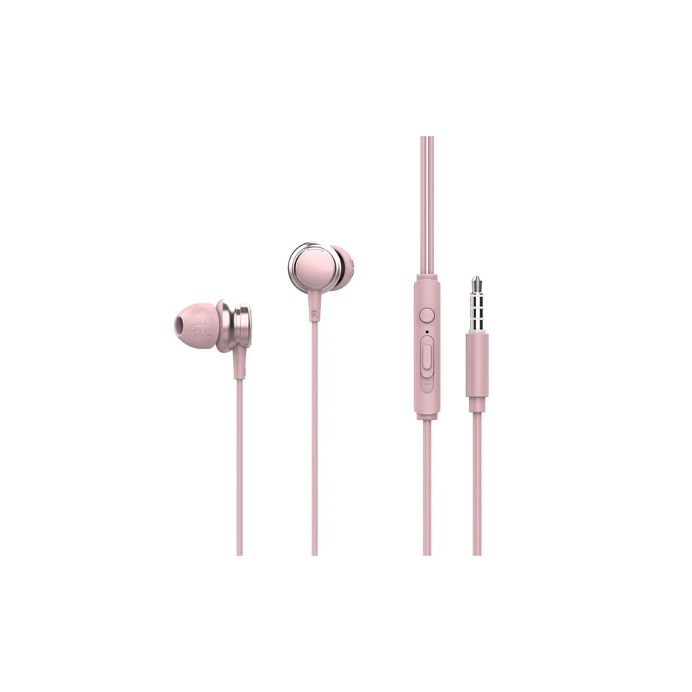 Wired Headphones In-Ear Headphones With Microphone, Headphones With White/Pink/Gold 9773935887688