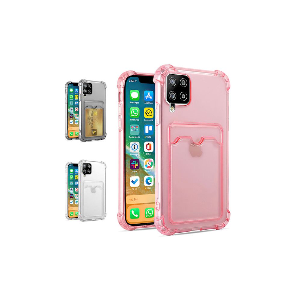 Compatible With Samsung Galaxy A12 / A12 5G - Case / Protection / Card Slot Transparent 9773935887244