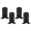 4 Pcs Adjustable Deck Post Anchor Base Brackets Reversible Wood Fence Post kit 8