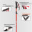 Hiking poles - foldable. Adjustable, lightweight, telescopic 5
