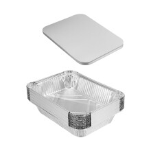 30 stuks blikken voedselbakjes, bakjes, barbecuehouders, aluminiumfolie bakjes, broodroosters, ovenbakjes, afhaalverpakkingen