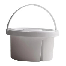 Recipiente para pinceles con soporte, cubeta limpiadora de pinceles para pintar, manguera y varilla para limpieza de alfombras de interior, kits para