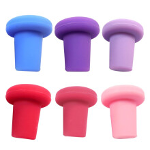 Stopáin Buidéil Silicone Guangmc do Pháirtithe (6 phíosa)