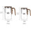Enchantipot Magic Tea Pot, συμβατή με ζυθοποιία διαχωρισμού νερού, γυάλινη τσαγιέρα με 7