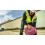 Unisex High Visibility Reflective Solid Front with Mesh Back Vest 6
