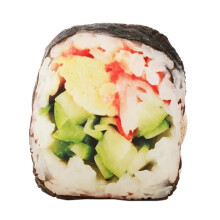 MOUDUO Textilkészlet Kiárusítás! Szimulációs Sushi Snack Párna Játék Lakberendezés Lakástextil (B)