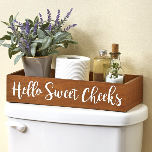Toalettpappersbricka - Hello Sweet Cheeks - Badrumstillbehör 2