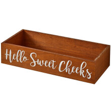 Závesná miska na nádržku na toaletu - Hello Sweet Cheeks - Kúpeľňový doplnok