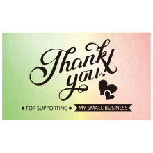 Xerdsx 50 Pieces / Bag 5x9cm Holiday Gift Decoration Surprise Congratulations Thank You Card