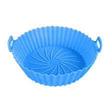 PAVEOS Baking Mats Clearance Fryer Pot Fryer Baking Pan Fryer Tray Round Sky Blue-u