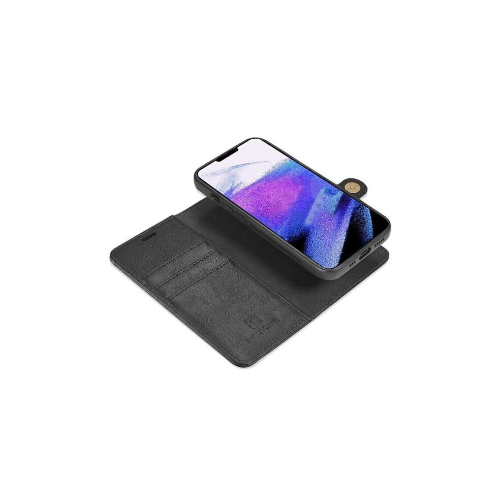Mobile Wallet 4-Compartment Magnetic Dg Ming Compatible With Iphone 13 Pro Black 9773935005372