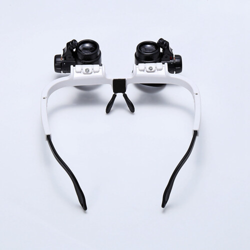 2pcs8X15X23X Διπλό μάτι Loupe που φοράει επισκευή κοσμηματοπώλη ρολόι ρολογιού 2