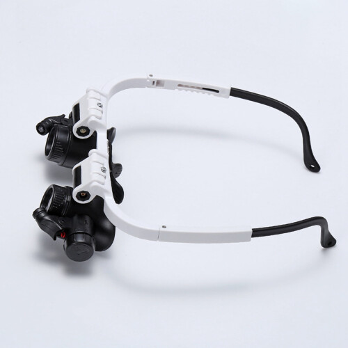 2pcs8X15X23X Διπλό μάτι Loupe που φοράει επισκευή κοσμηματοπώλη ρολόι ρολογιού 1