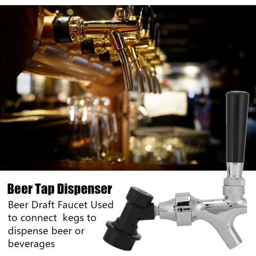Beer Faucet Flow Control Gate with AntiSpume Technology Rustless Construction for Draft Systems 2