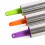 2pcs Stainless Steel Rolling Plastic Handle Roller Non-stick Rolling Stick for Cookie Pastry Dough (Random Color) 2