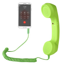 Láimhseáil Fón Póca Seanré 3.5mm, Glacadóir Frith-Radaíochta atá comhoiriúnach le Fóin iPhone Android, Glas Seanré