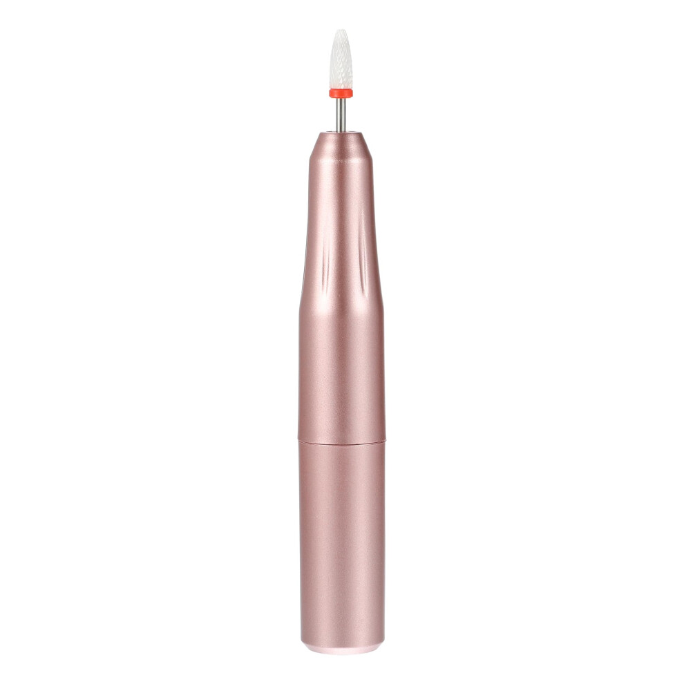 Gold Electric Nail Drill Kit 25000 Rpm Rose For Precision Manicure Pedicure And Nail Shaping