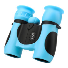 Kids Binoculars For Outdoor Exploration, Shock Proof Binoculars For Kids 8X Magnification Quick Focus Focusing Wheel With Dioptre Compensation,