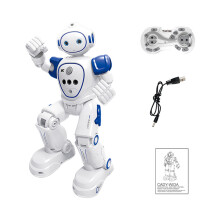 Robot télécommandé intelligent pour enfants, programmable, à détection de gestes, rechargeable, avec yeux LED, évite les obstacles, chante et