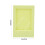 Rectangular Yellow Plastic Photo Frame for Instax Mini 3in Photos on Desktop 13