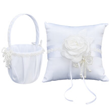 Flower Girl Basket Wedding Accessory Set Ring Bearer Pillow Elegant Bridal Ceremony Kit Multi-Sensor Temperature Monitor Compatible Materials For All