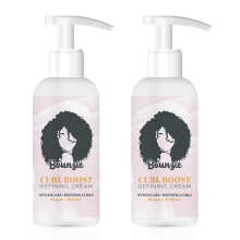 Curl Cream Set for Curly Hair with Frizz Control, Argan OilInfused Shine and Flexible Hold
