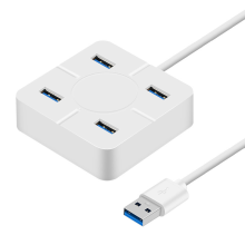USB-Hub zum einfachen Einstecken und Spielen, tragbares Datenübertragungsgerät, breite Kompatibilität für Desktop-PCs, Laptops, Mobiltelefone,