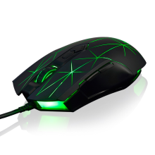 High-Precision Sensor Gaming Mouse With Maxium Compatibility, Offering Ergonomic Design And Non-Slip Side Skirts For Optimal Comfort During Gaming Mar