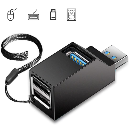 Αποδοτικός διανομέας USB, 3 ανεξάρτητες θύρες για υπολογιστές, φορητούς 1