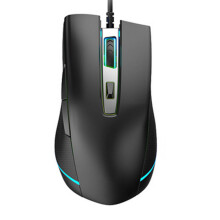 Customizable DPI Gaming Mouse, Silent Click With 16.8 Million RGB Lighting, Ergonomic Design For Ambidextrous Use, 6 Programmable Buttons, Perfect For
