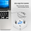 Plug and Play Hub USB, φορητή συσκευή μεταφοράς δεδομένων, ευρεία συμβατότητα για 6