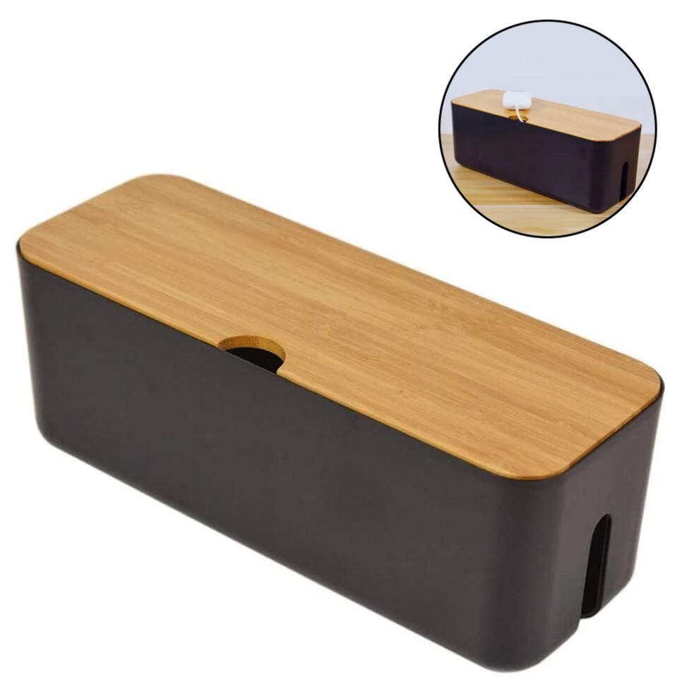 Electrically Insulated Cable Management Boxes, Modern Design For Desktops And Workstations, Small Plastic Cord Organizer Protects Against Water Drople 9147006682647