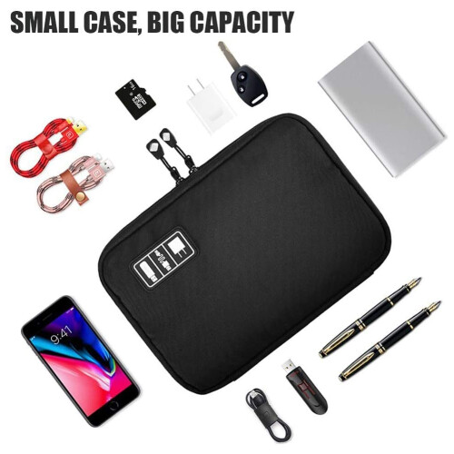 Voyager Elite Electronics Organizer, Αδιάβροχη τσάντα αποθήκευσης καλωδίου με ρυθμιζόμενα 2